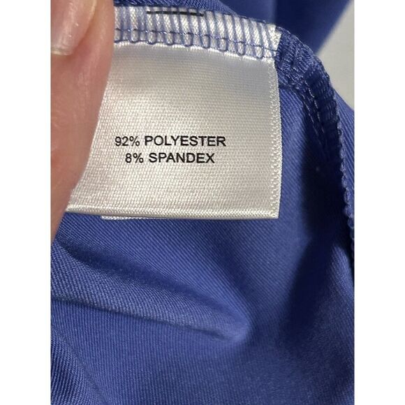 Peter Millar Summer Comfort Men’s Size L Blue Golf Polo Shirt PGA Tour Logo - Picture 11 of 11